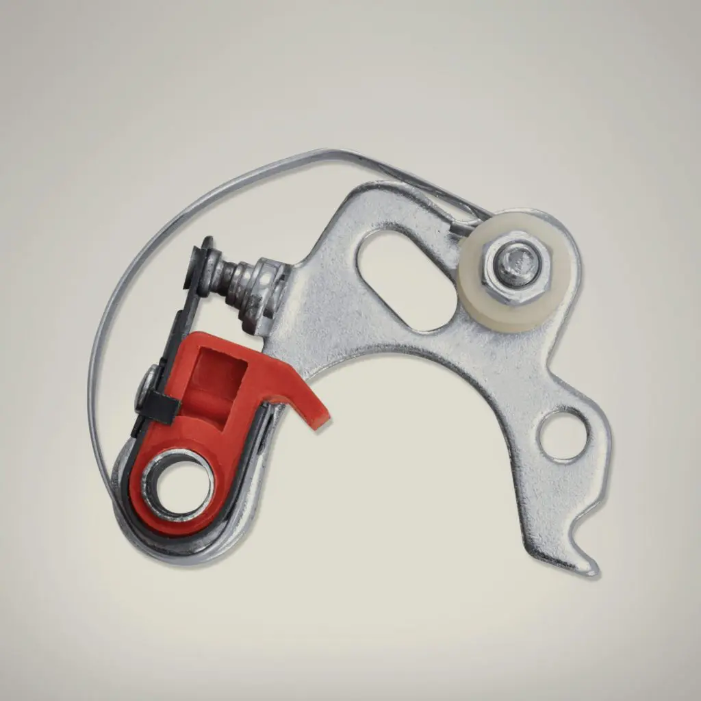 EP8400 Pride ignition contact set replaces part numbers DSB101C / GCS2102 for 25D distributor.