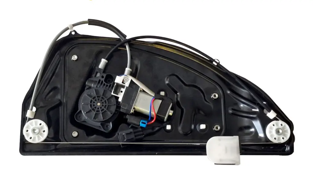 Reulator with plate and motor